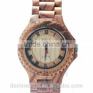 2015 New Arrival Bamboo Wooden Watch, Custom Logo Wood Watch thumbnail-2