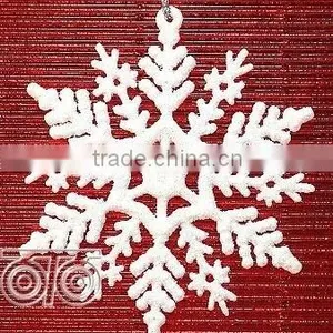 Decoration Christmas Plastic Glitter Snowflake thumbnail-1