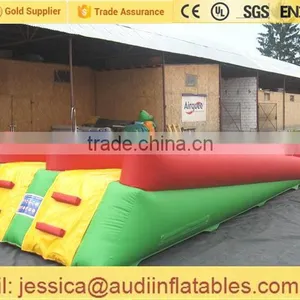 Inflatable Twin Lane Water Slide on Land for Sale thumbnail-6