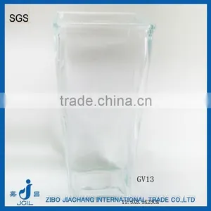 Square Clear Cheap Tall Glass Vases thumbnail-1