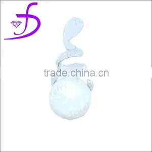 2014 China Wholesale Silver Freshwater Pearl Ball Pendant Necklace thumbnail-1