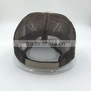 Customized Cotton Twill 3D Embroidery 5 Panel Mesh Trucker Cap thumbnail-3