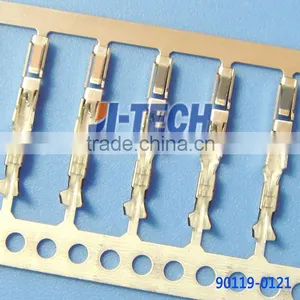 Electrical Terminal Connector Molex 90119 Series Connector 90119-0121 Reel 26-28 AWG Selective Gold thumbnail-1