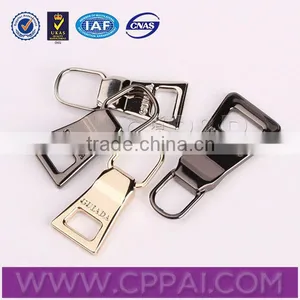 Gold Zipper Sliders Metal Zipper Pull thumbnail-1