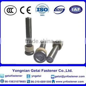 Welding Screws/studs ,Shear Studs,welded Studs, Weld Studs,DIN933/931 HDG / Galvanized With Black /yellow Zinc Plated/blue White thumbnail-4