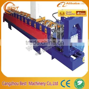 Metal Steel Sheet Roof Ridge Cap Roll Forming Making Machine thumbnail-1