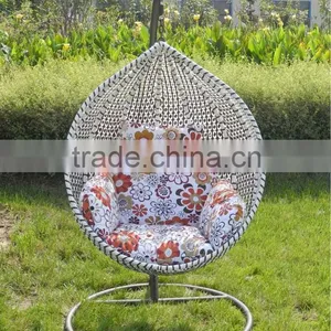 PE Rattan Swing Chair,hanging Rattan Egg Chair(PH-02) thumbnail-1