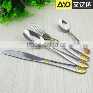 Jieyang Aiyida Wholesale Tableware Gold Cutlery Set Wooden Box thumbnail-2