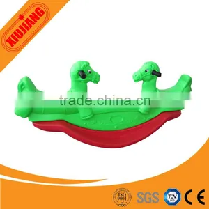 Indoor Outdoor Playground Kids Play Zone Plastic Rocking Horse thumbnail-5
