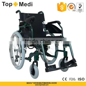 TopMedi Folding Aluminum Handicapped Power Electric Wheelchair Prices for Disabled People(electric Wheelchair for Handicapped) thumbnail-5