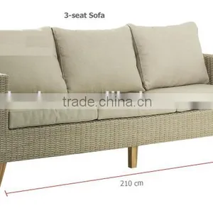 Contemporary Lifestyle Wicker Outdoor Sofa Furniture thumbnail-3