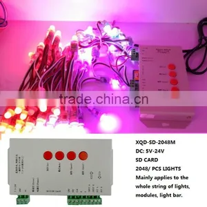 Cheapest For 2048 PCS Lights DC12V-DC24V 3 Years Warranty Led Strip Rgb Remote Controllers Full Color SD Card LED Controller thumbnail-3