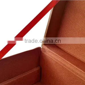 Shenzhen Factory New Design Big a4 Size Leather Paper Box Packaging With Flip Lid thumbnail-4