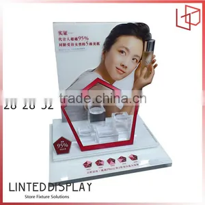 Transparent Acrylic Made Baeutiful Cosmetic Display Stand thumbnail-2