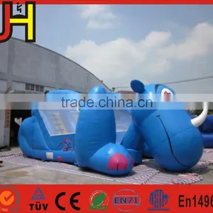 Hot Sale Inflatable Rhino Combo, Inflatable Bouncer Slide, Inflatable Bounce Castle thumbnail-1