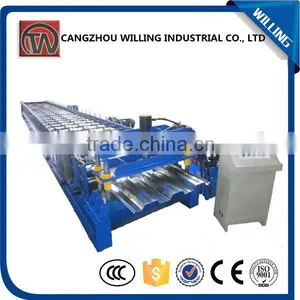 Automatic Steel Colored Steel Floor Decking Machine for Sale thumbnail-4