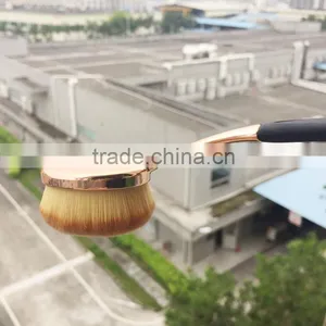 High Quality New Arrive Oval Tooth Brush Design Makeup Brush,10pcs Oval Brush Set thumbnail-4
