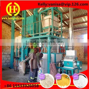 Small Capacity Small Milling Plant 10T Maize Mill for Corn Posho thumbnail-3