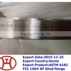 ASTM A182 F51 150# RF Blind Flange thumbnail-1