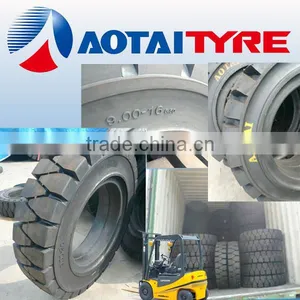 High Quality Resilient Polyurethane Bobcat Linde Advance Solid Tyres 7.00-12 thumbnail-1
