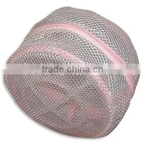 BSCI Portable Folding Colored Mesh Washable Laundry Bag thumbnail-1