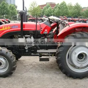 YTO-404 40HP 4x4 Used Farm Compact Tractor With Loader and Backhoe Track Price thumbnail-1