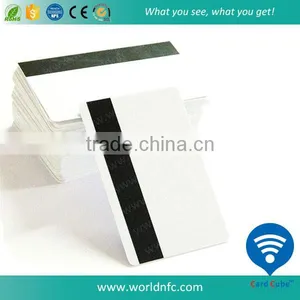 Blank White PVC Card With Hi-co Magnetic Stripe thumbnail-1