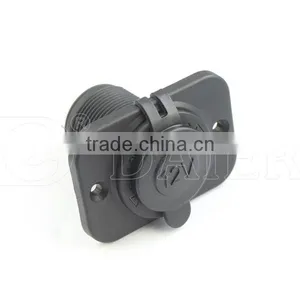 Fixed Panel 12V Wateroroof Power Socket, Power Outlet Socket For Car/ thumbnail-3