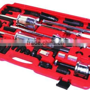 40 pc DIESEL INJECTOR EXTRACTOR SLIDE HAMMER PULLER ADAPTOR Common Rail thumbnail-1