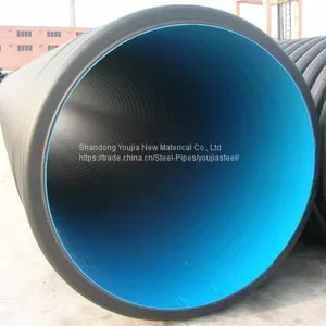 OD500mm SDR17.6 HDPE Double Wall Corrugated Pipe thumbnail-1