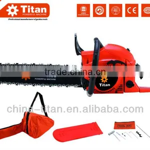 Gasoline Chain Saw 52cc, 20" Bar and Chain, Carry Bag thumbnail-1