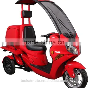 60V 38Ah LITHIUM Battery 2.2KW Electric Roof Trike Scooter for Delivery (TKE-M2200-D) thumbnail-1