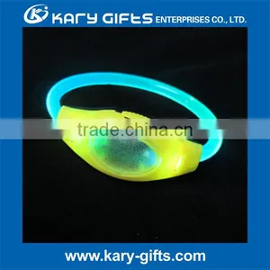 Concert Use Flashing Led Silicon Wristbands Bracelets thumbnail-4