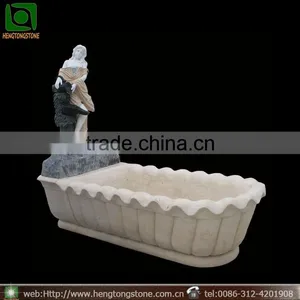 Natural Color Marble Bath Tubs Collection thumbnail-1
