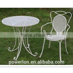 Power Coated Anti-White KD Metal Round Coffee Table thumbnail-2