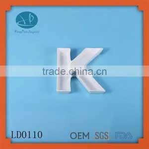High Quality Colored Beauty Ceramic Letter Dishes and Plates,Cheap China Dish,dish Washer,dishes Porcelain thumbnail-1