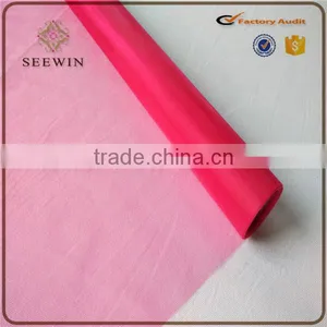 Popular Colouful Organza Fabric for Wedding , Gift ,flower Wrapping thumbnail-3