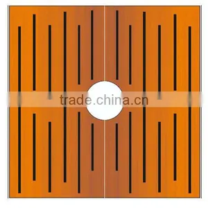 FO-9T03 Square Corten Steel Tree Perforated Strainer, Tree Pool Cover thumbnail-1