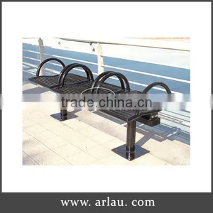 Outdoor Metal City Street Waiting Bench thumbnail-1