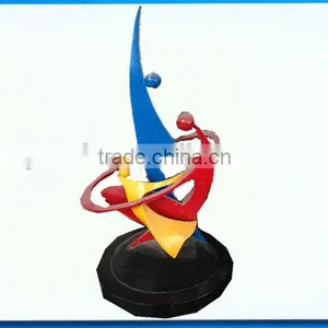 Metal Sculpture /Large Outdoor Stainless Steel Sculpture thumbnail-1