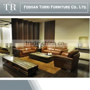 Traditional England Style Chesterfield Leather Sofa for Living Room thumbnail-1