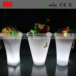 Colorful Plastic Flower Pot/nova Olla Floris, Remote Control Led Flower Pot,Plastic Flower Pots de China Fabrica de Muebles thumbnail-1