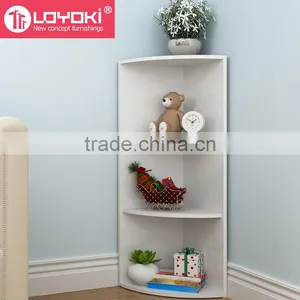 2016 MDF Wood Corner Rack Wooden Corner Shelf Higher Quality Storage Organizer thumbnail-2