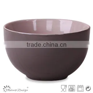 Two Tone Glazed Ceramic Rice Bowl Manufacturer thumbnail-5