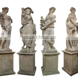 Large Garden Stone Decoration Marble Four Season Garden Statues for Sale thumbnail-2