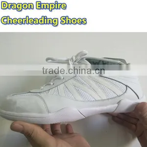Pure White Unisex Cheerleading Dance Shoes Soft Durable Sole Athletic Training Dancing Shoes thumbnail-6