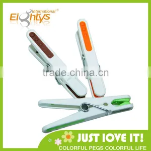 Professional Fashion TPR Soft Grip Logo Imprint Spring Strong Printed Clothes Pin thumbnail-1