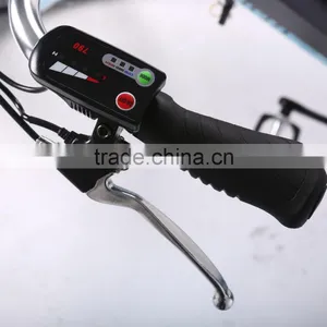 26 Inch Aluminum Alloy Frame Electric Beach Cruiser Bike With Full Suspension for Lady thumbnail-5