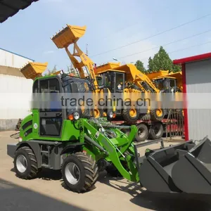 HZM Brand Zl08f Radlader China Mini Tractor Loader thumbnail-1