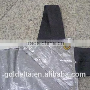 All Tarp pe Tarp Heavy Duty Tarp Water Proof Plastic Cover Dust Resistant Outdoor Cover Silver Black thumbnail-5